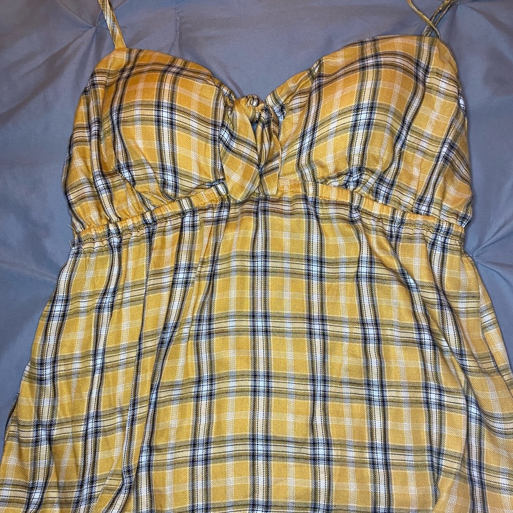 Yellow Flannel Tank